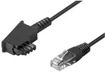 Dsl-/vdsl-routerkabel, Kupferleiter (cu), Tae-f-stecker Rj45-stecker (8p2c).