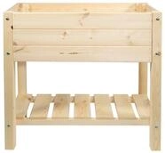Hochbeet Massiv S 79x40x78cm Kiefernholz Natur - Mgc24