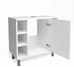 Vicco - Waschbeckenunterschrank Fynn, Wei&szlig;, 60 X 54 Cm