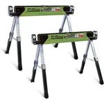 Baumarktplus - 2x Stahl S&auml;gebock Falt Arbeitsbock H&ouml;henverstellbar Bis 1300kg