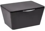 Wenko - Aufbewahrungsbox Mit Deckel Brasil Schwarz, Aufbewahrung & Organisation,