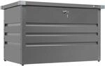 Grauer Metall Gartenbox Container 100x61x62 Cm Zipper Zi-gab100an