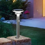Esotec - Solar Pir-standleuchte Tini 45 Edelstahl-geh&auml;use Li-ion Akku 102596