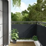 Balkon-sichtschutz Anthrazit 75x500 Cm Oxford-gewebe Vidaxl