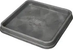 Geli - Untersetzer Bianca 36 X 36 Cm Anthrazit Untersetzer