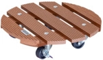Pflanzenroller Wpc &Oslash; 29 X 8 Cm Terrakotta - Wagner