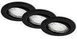Brilo - Led Einbauleuchten Schwenkbar 3er Set Gu10 5 W Matt-schwarz Metall Ner