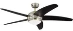 Bendan Deckenventilator 60 W (&oslash; X H) 132 Cm X 360 Mm Aluminium (geb&uuml;rstet) Mit