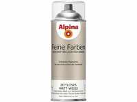 Alpina - Feine Farben Sprühlack Matt-weiß edelmatt 400 ml Sprühlacke