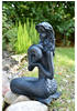 Teichfigur Meerjungfrau mit Amphore, 39x26x54cm