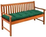 Bankauflage Sitzkissen Polyester Visko-effekt 145x45cm Sitzpolster Gartenbank Bank