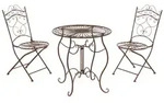 Sitzgruppe Indra Antik Braun