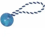 Nobby&reg; Hunde Tpr Ball Mit Seil Blau 26 Cm