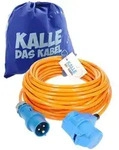 Kalle Das Kabel - Kalle Verl&auml;ngerungskabel Cee 230v 16a 2,5mm2 Winkel Extreme Signal