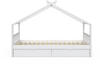 Kinderbett Design“ 200x90cm Weiß mit Schubladen VitaliSpa