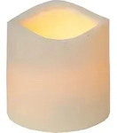 Best Season - Star Trading Kerze Paul, Stumpenkerze, Beige, Led, Timer, Gelb,