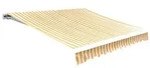 Vidaxl - Markisenbespannung Canvas Sonnenblumengelb & Wei&szlig; 3x2,5 M