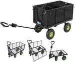 Baumarktplus - Gartenwagen Herausnehmbare Plane 550 Kg Bollerwagen Klappbare