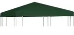 Pavillondach 310 G/m2 3x3 M Gr&uuml;n Vidaxl