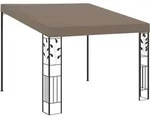 Wand-pavillon 3x3x2,5 M Taupe Vidaxl