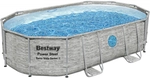 Bestway Ovaler R&ouml;hrenpool 4,88 X 3,05 X 1,07 M Power Steel Vista (sandfilter) -
