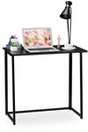 Relaxdays - Schreibtisch Klappbar, Platzsparender B&uuml;rotisch Zum Klappen, Home