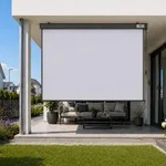 Strattore Ausziehbare Senkrechtmarkise / Vertikalmarkise 160 X 250 Cm - Hellgrau