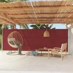 Seitenmarkise Ausziehbar 180x600 Cm Rot Vidaxl