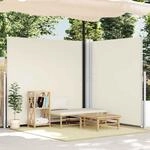 Seitenmarkise Ausziehbar Creme 200x600 Cm Vidaxl
