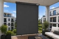 Strattore Ausziehbare Senkrechtmarkise / Vertikalmarkise 140 X 250 Cm - Anthrazit