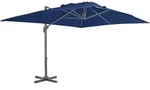 Vidaxl Cantilever Garden Parasol With Aluminium Pole 4x3 M Azure Blue