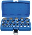 Bgs Technic - Steckschl&uuml;ssel-einsatz-satz Gear Lock Antrieb Innenvierkant 12,5 Mm