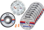 Kwb D&uuml;nn-trennscheiben + Diamant-und Schleifscheibe &Oslash; 125 Mm F&uuml;r Winkelschleifer,