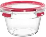 Clip&close Glass Vorratsdose 900 Ml Glas Rot - Emsa