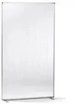 Raumteiler Acryl O.magnetleiste Transparent B1000xh1800mm Magnetoplan