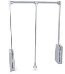 Emuca - Faltbarer Kleiderst&auml;nder, Verstellbar 450 - 600 Mm, Bis 12 Kg, Stahl,