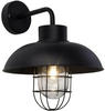 BRILLIANT Lampe Portland Außenwandleuchte hängend schwarz 1x A60, E27, 60W,