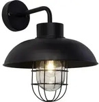 Brilliant Lampe Portland Au&szlig;enwandleuchte H&auml;ngend Schwarz 1x A60, E27, 60w,