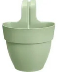 Elho Blumentopf Zum H&auml;ngen Kunststoff Gr&uuml;n 20,5 X 24,1 X 26,5 Cm Vibia Campana Easy