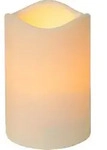 Best Season - Star Trading Kerze Paul, Stumpenkerze, Beige, Led, Timer, Gelb,