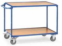Fetra - Tischwagen mit Holzwerkstoffplatten 2 Etagen 1171x711x830mm Außenmaße