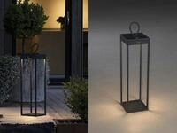 Led Akku Bodenleuchte Ravello , Aluminium Schwarz, H&ouml;he 50cm