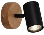 Briloner - Wandspot Retro Spot Dreh- & Schwenkbar 1x Gu10 35w Schwarz Holz