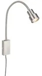 Led Touch Wandleuchte Tusi Nickel-matt 5w, Warmwei&szlig; Wandleuchte - Briloner