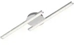 Briloner - Led Deckenleuchte Deckenlampe 2x 6w 3000k Aluminiumfarbig Metall
