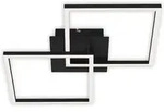 Led Deckenleuchte Dimmbar Drehbar 24w Schwarz Metall-kunststoff Briloner