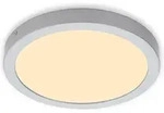 Led Aufbauleuchte Aufbaulampe 3000k Ip44 21 W Silber Metall &Oslash;30cm Briloner