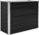 Garten-hochbeet Anthrazit 100 X 40 X 77 Cm Verzinkter Stahl Vidaxl