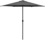Sonnenschirm Mit Aluminium-mast 270x246 Cm Anthrazit Vidaxl