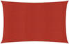 Sonnensegel,Sonnenschutzsegel 160 g/m² Rot 3,5x4,5 m hdpe vidaXL